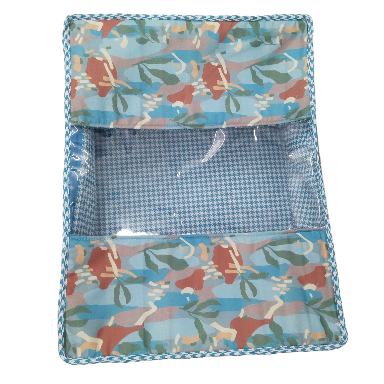 COBALT CAMO JUNGLE PRINT GRAND SAREE ORGANIZER