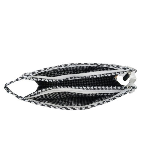 SPACE DOODLE PRINT TRIOZIP TOILETRY BAG