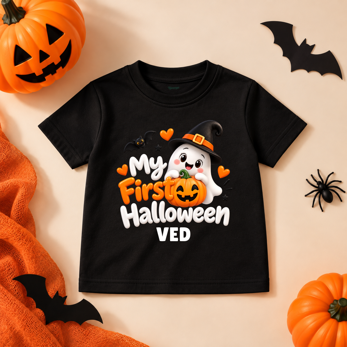 Spooky Boo Kids Halloween T-Shirt