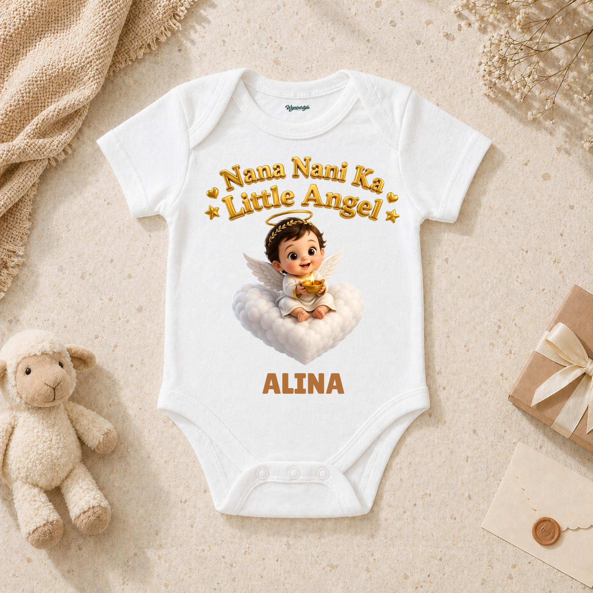 Nana Nani Ka Little Angel Cute Baby Wrapped In Love And Blessings