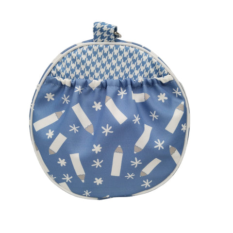 PENCIL FLAKES PRINT DUFFEL BAG