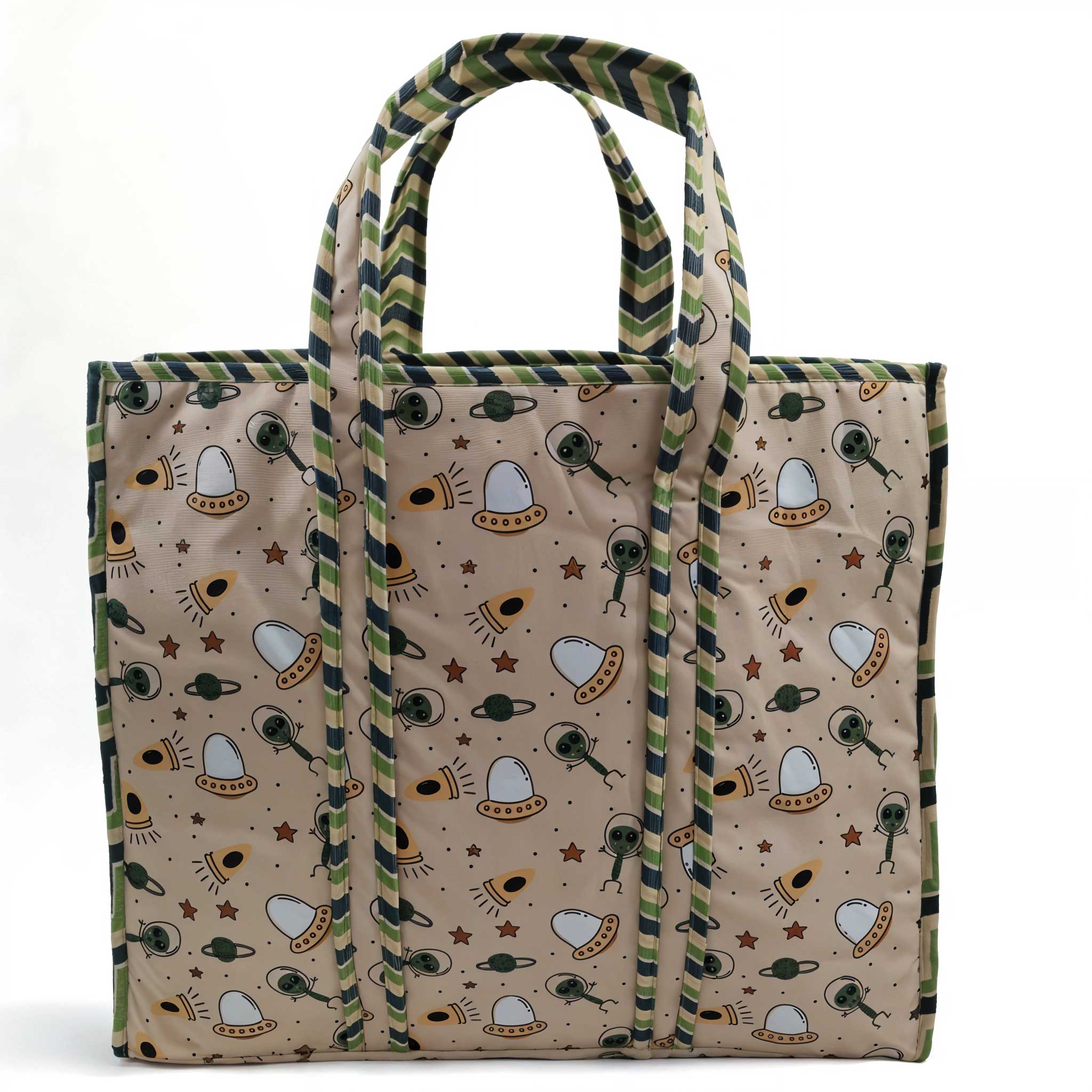SPACE INVADERS PRINT Everyday Tote