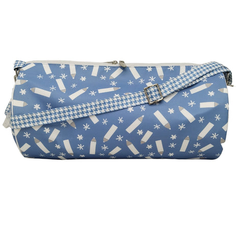 PENCIL FLAKES PRINT DUFFEL BAG