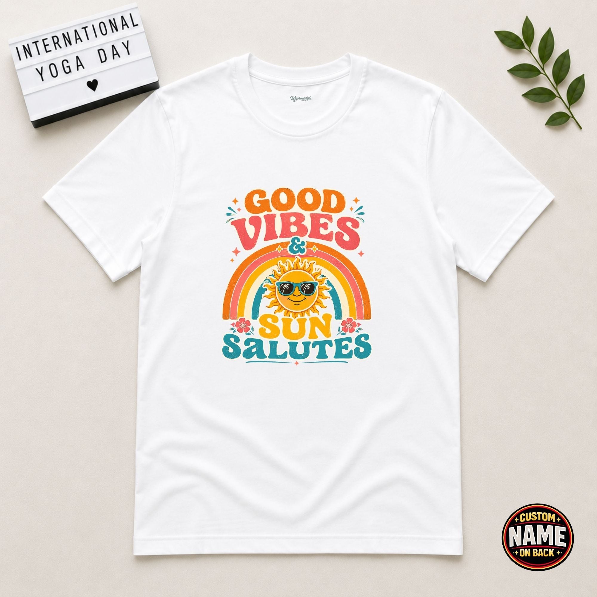 Good vibes yoga Tshirt