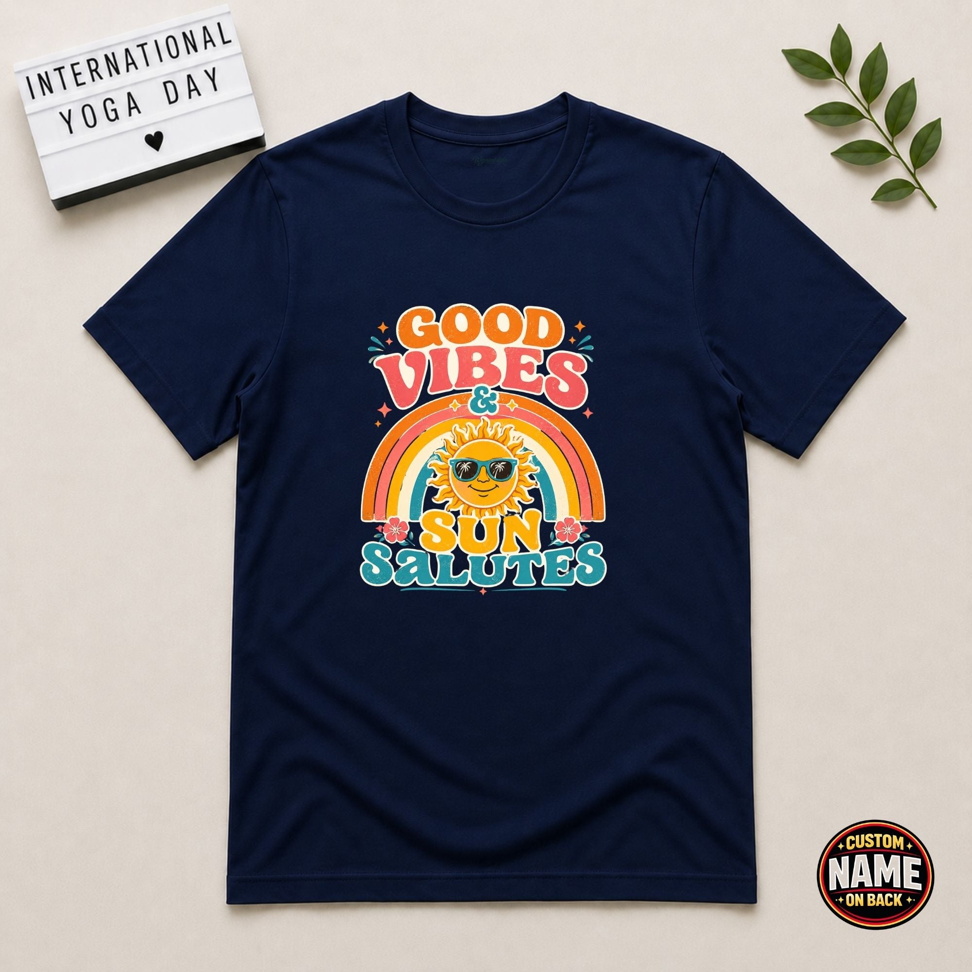 Good vibes yoga Tshirt