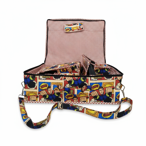 SUPER COMIC HERO PRINT 8 PIECE KIDS GIFT SET