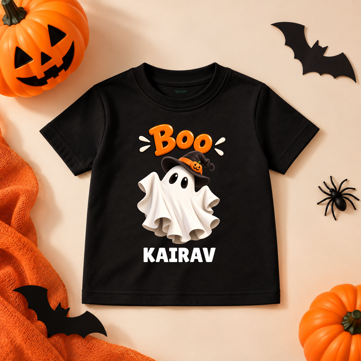 Boo Ghost Kids Halloween T-Shirt