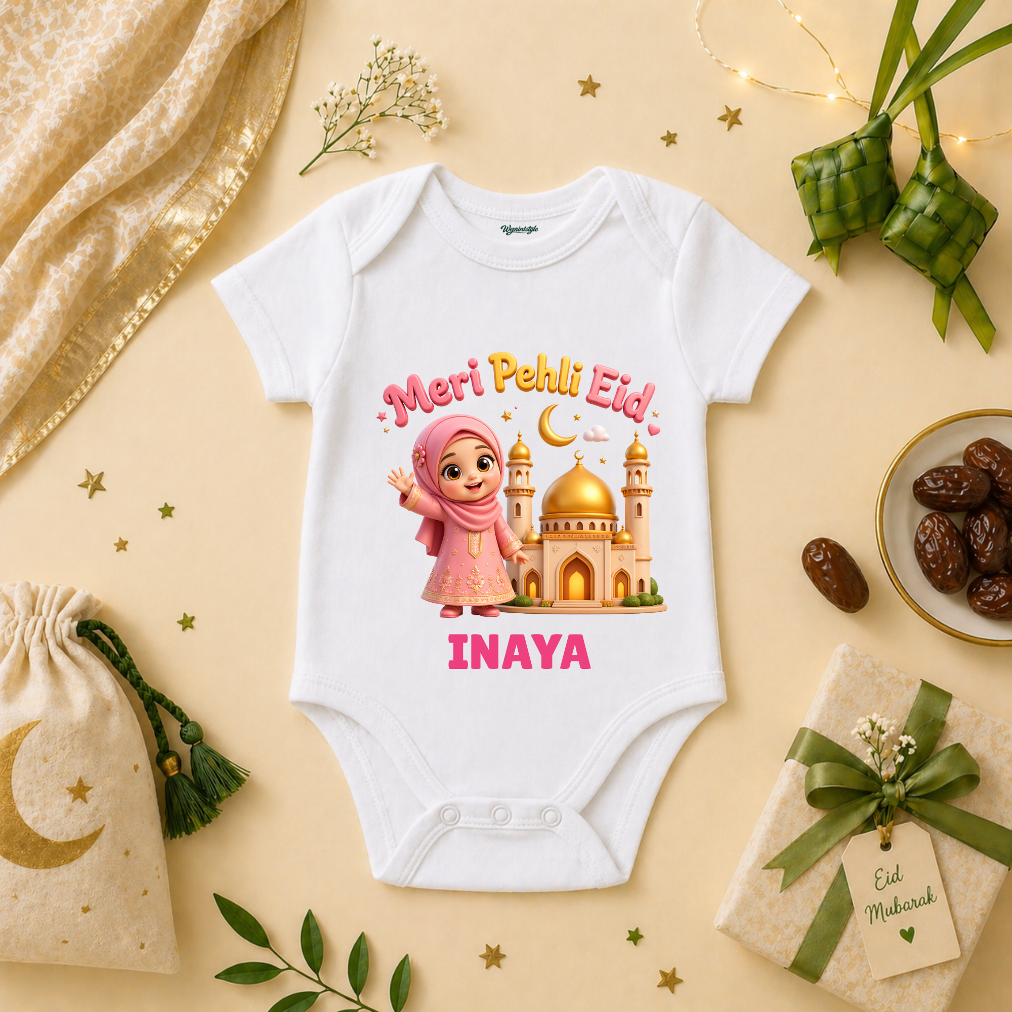 Meri Pehli Eid Baby Girl Little Princess Moonlight Blessing Celebration