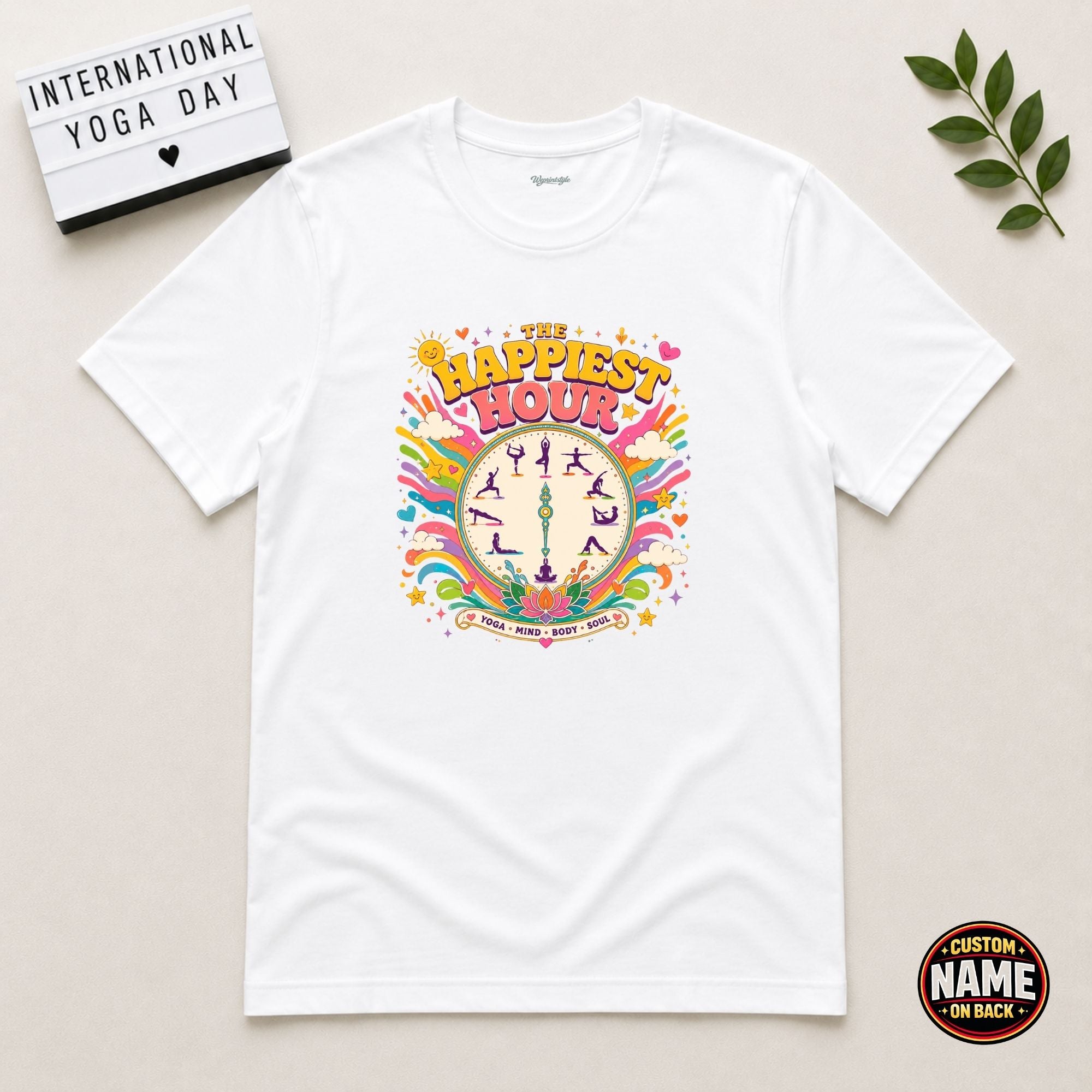 Happy hour yoga Tshirt