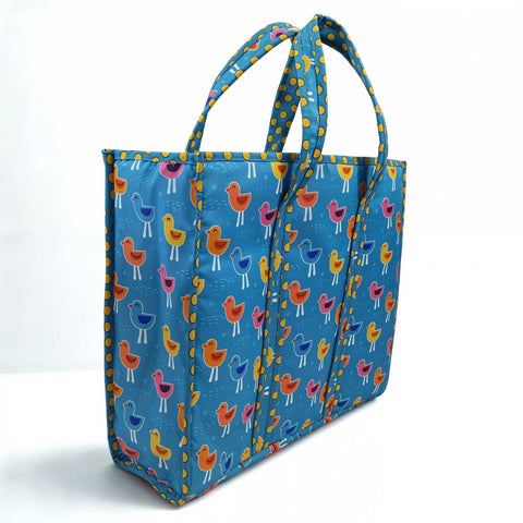 PLAYFUL BIRDS PRINT Everyday Tote