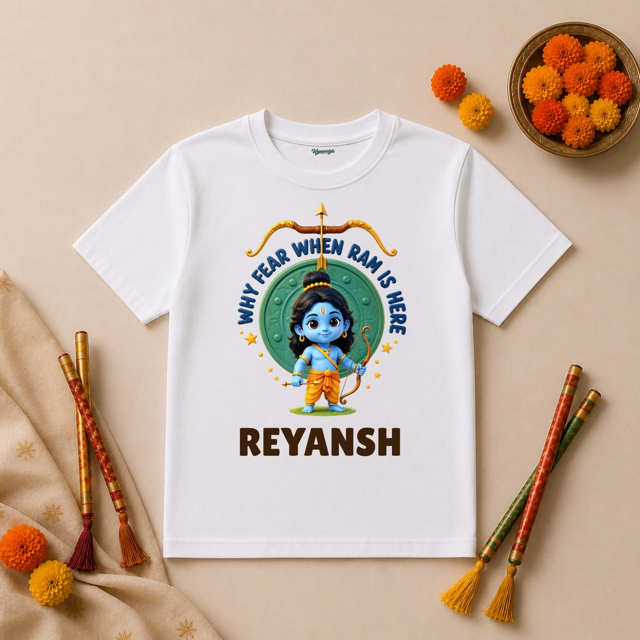 Why Fear When Ram Is Here T-Shirt