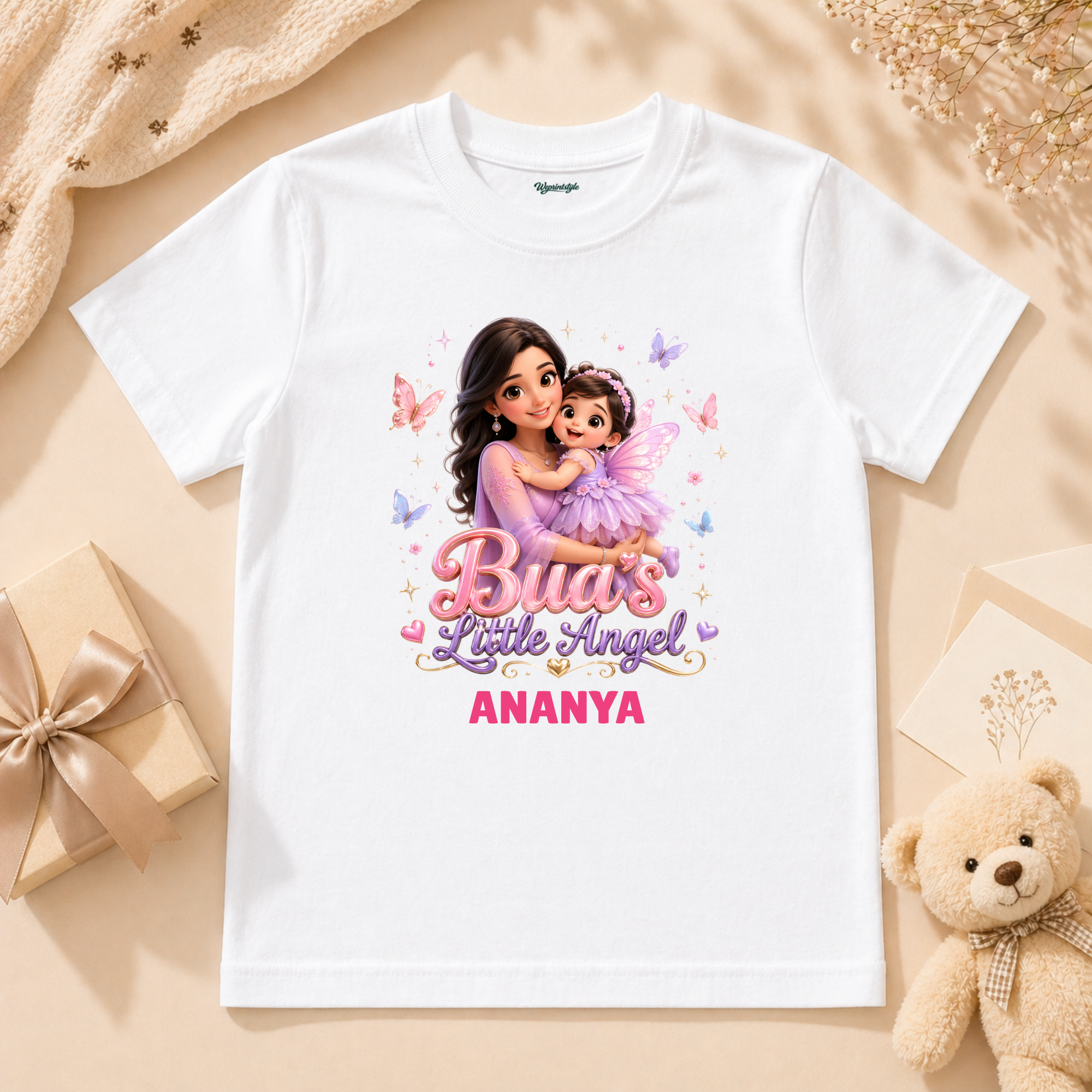 Bua’s Little Angel Cute Baby Girl Love Family Bonding