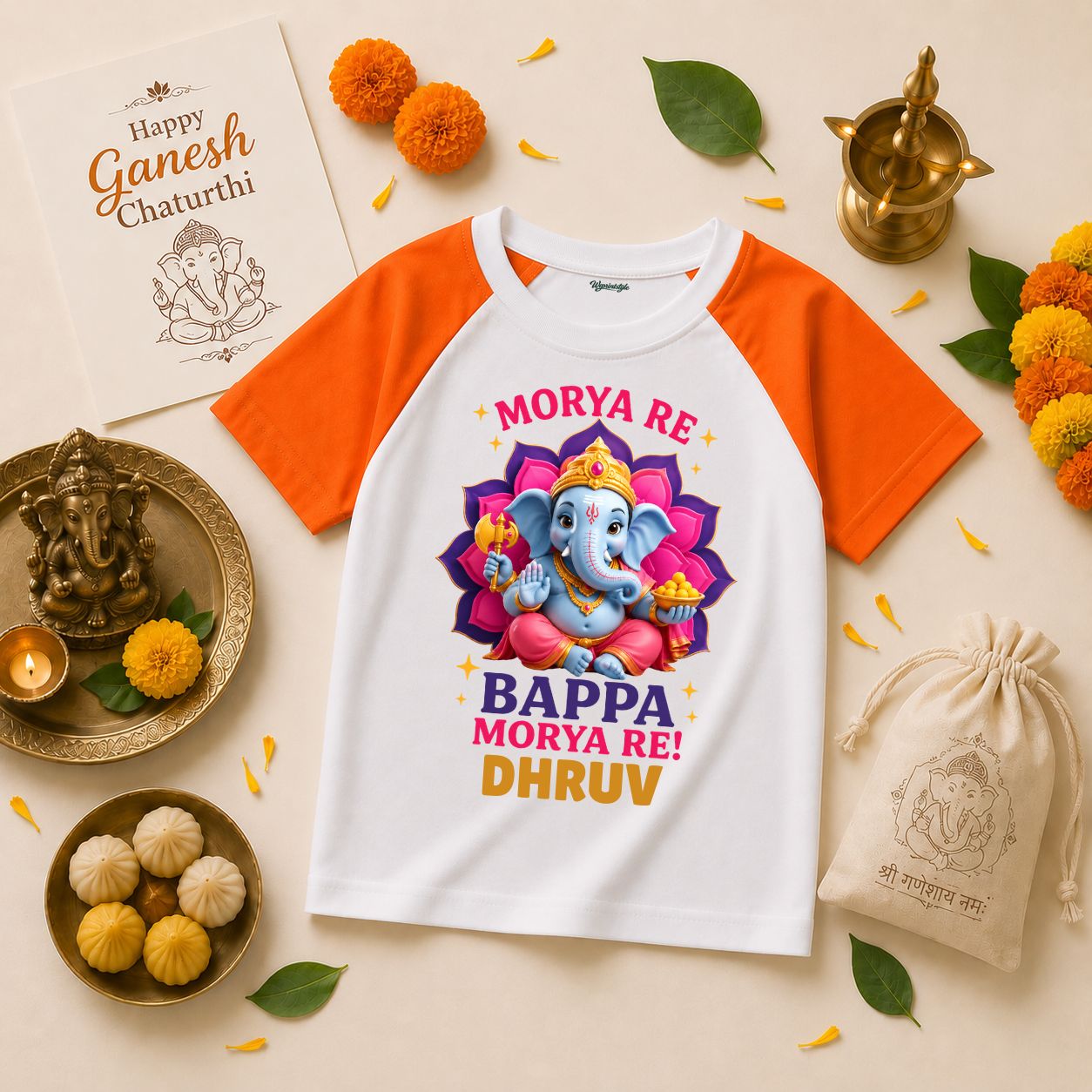 Morya Re Bappa Morya Re Personalized T-Shirt