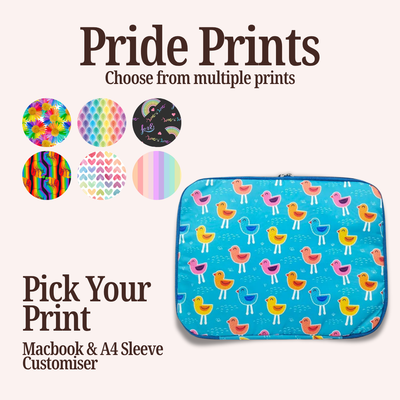 PRIDE PRINT MACBOOK & A4 FOLDER SLEEVE CUSTOMISER