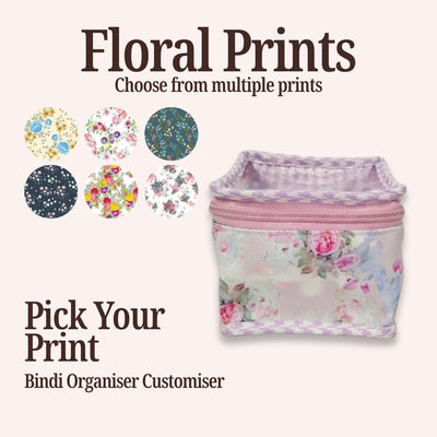 FLORAL PRINT BINDI ORGANIZER CUSTOMISER