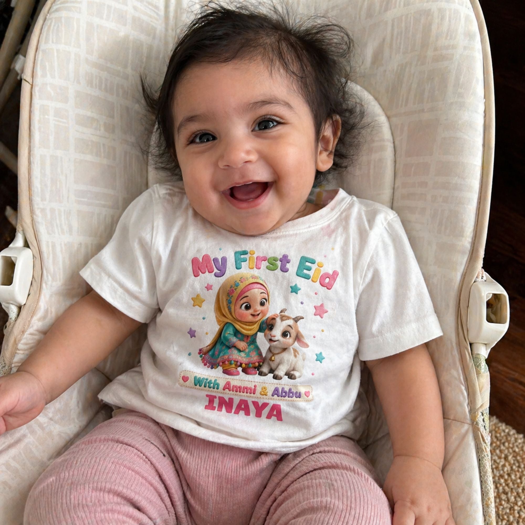 Little Princess My First Eid Moon Star Family Blessing