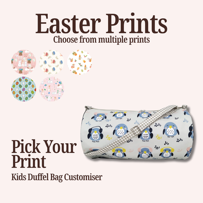EASTER PRINT KIDS DUFFEL BAG CUSTOMISER