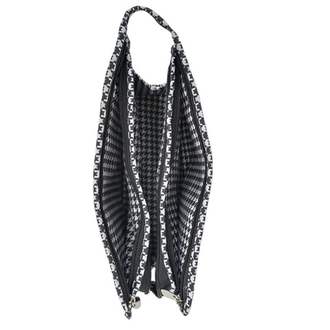 STARLIT BUBBLE PRINT TRIOZIP TOILETRY BAG