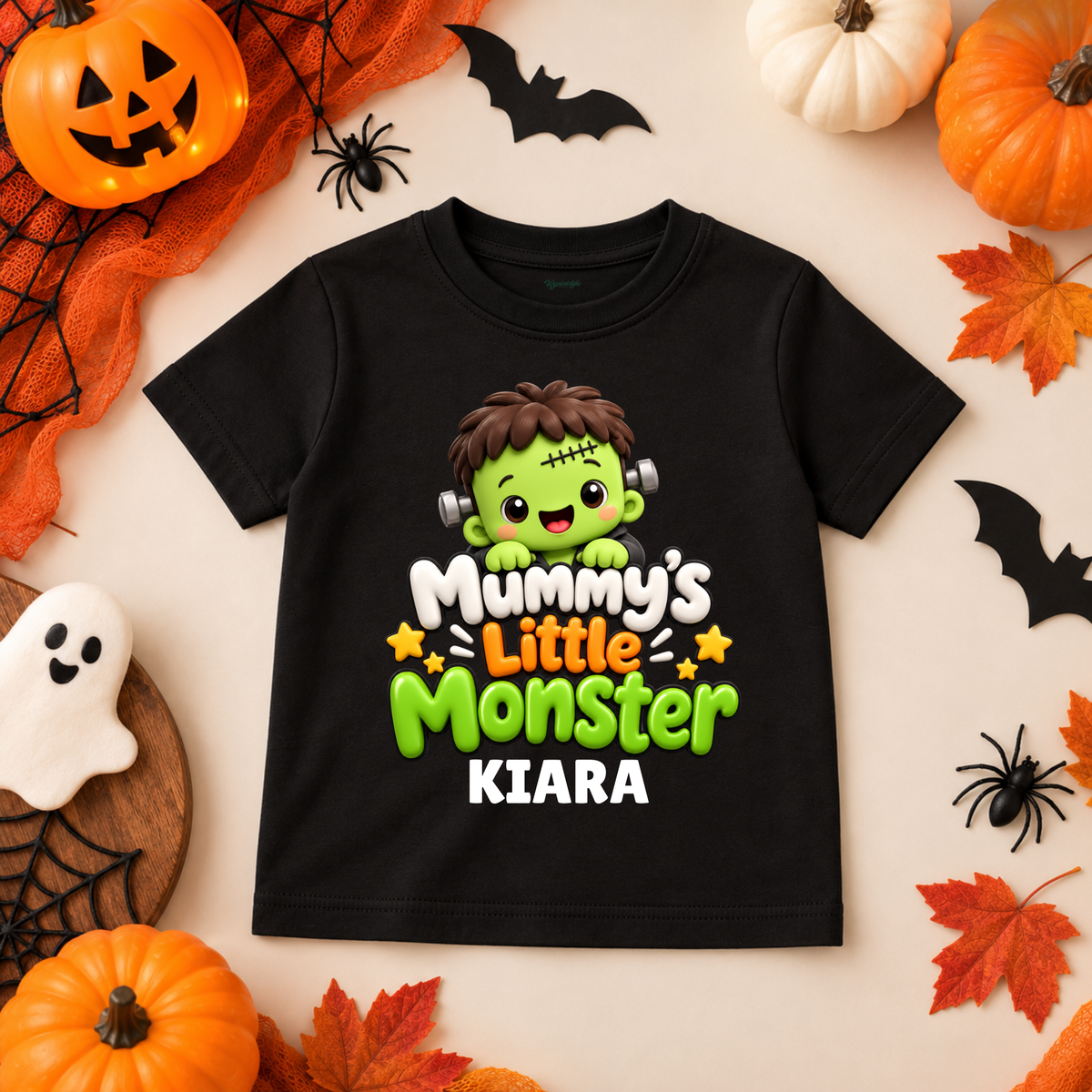 Mummy's Little Monster Kids Halloween T-Shirt