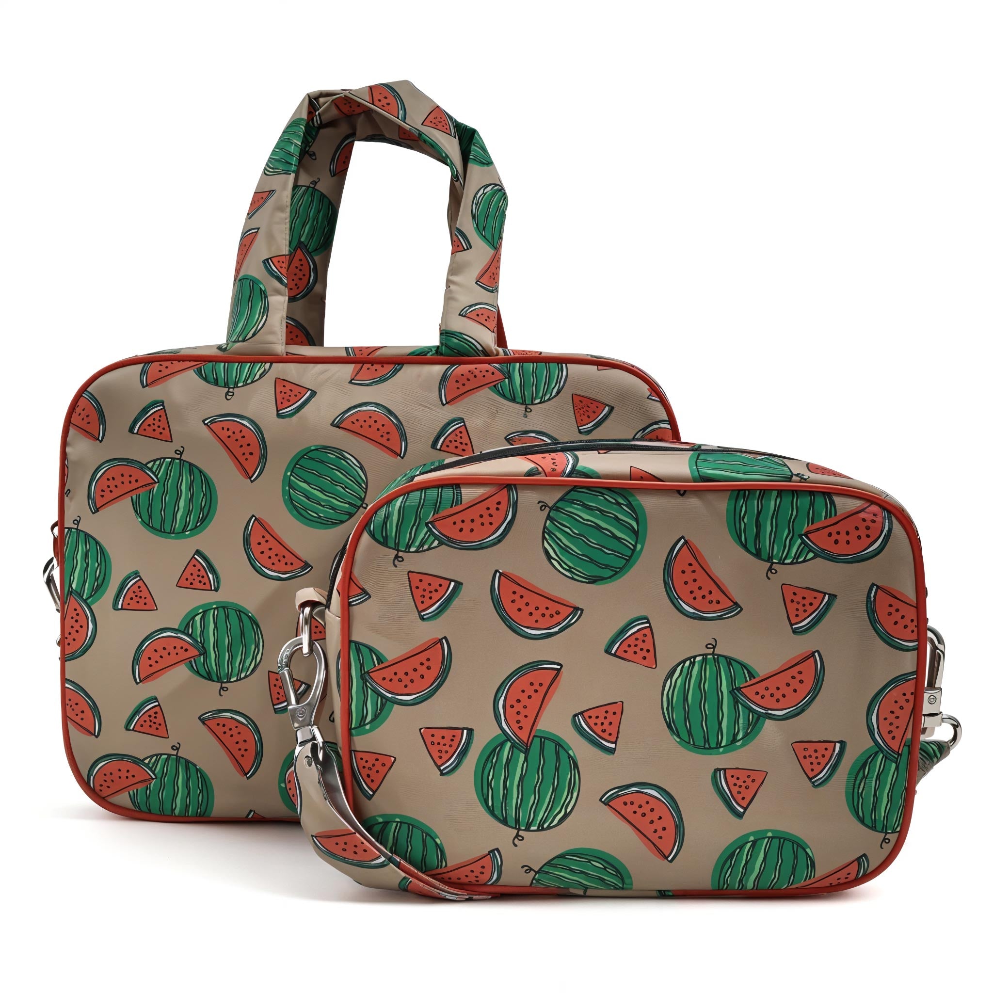 SUMMER MELON PRINT TRAVEL BAG