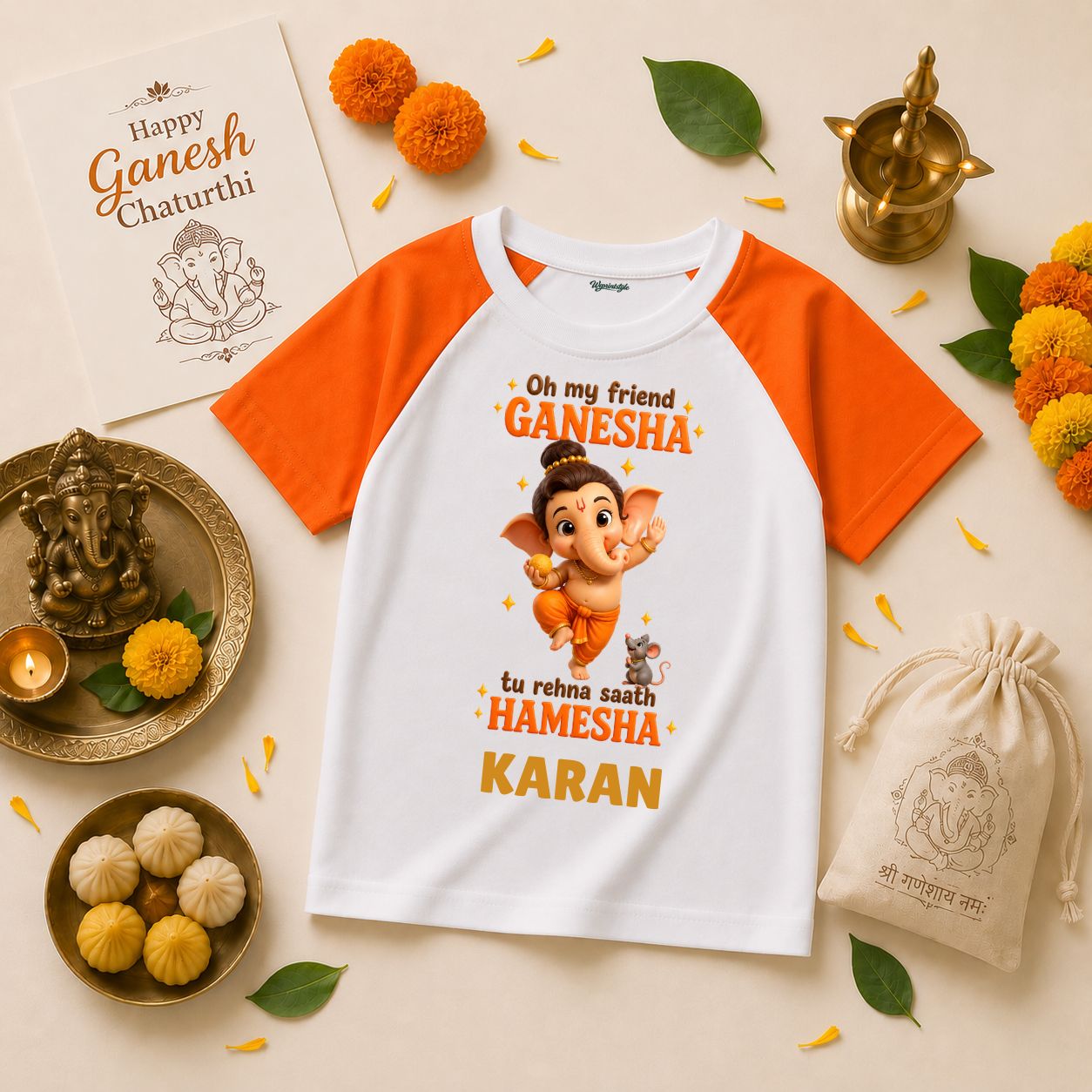 Oh My Friend Ganesha Personalized T-Shirt