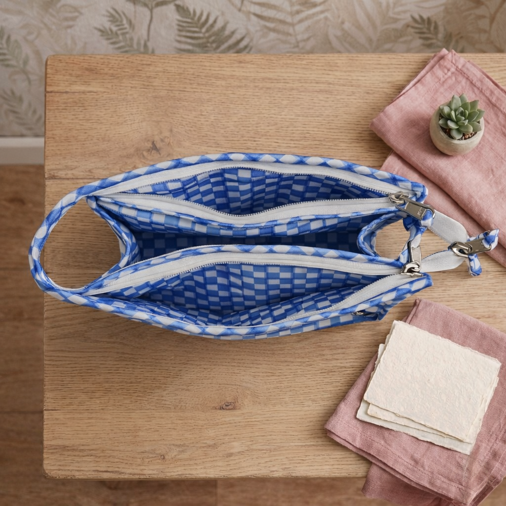 GALAXY WONDERS PRINT TrioZip Toiletry Bag