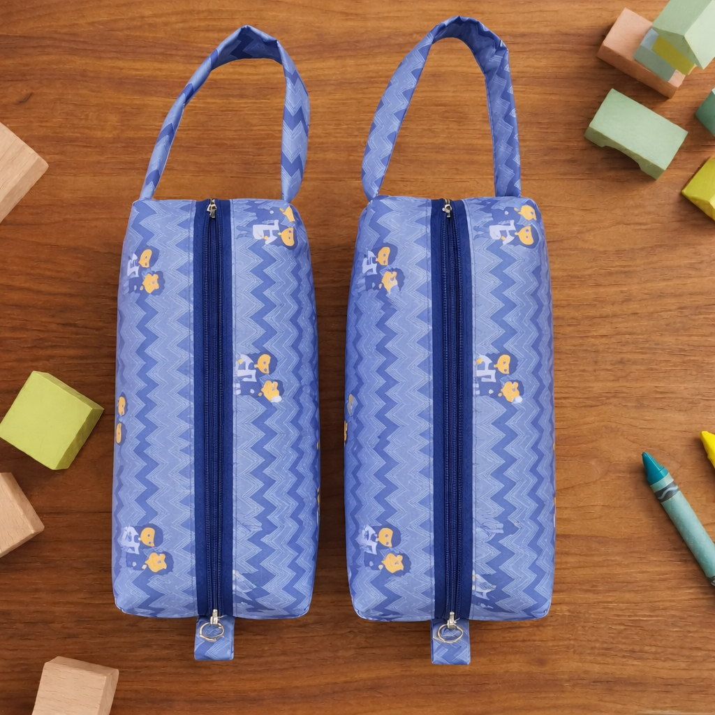 BHAI BEHAN VIBE PRINT Small Duo Pouch Set