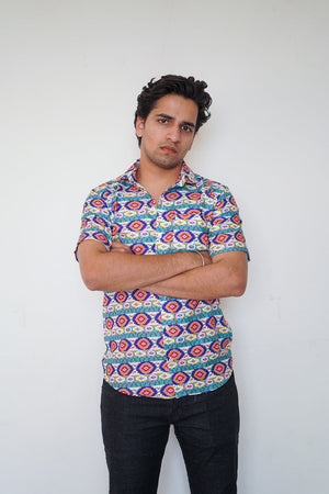 Abstract Couple shirt