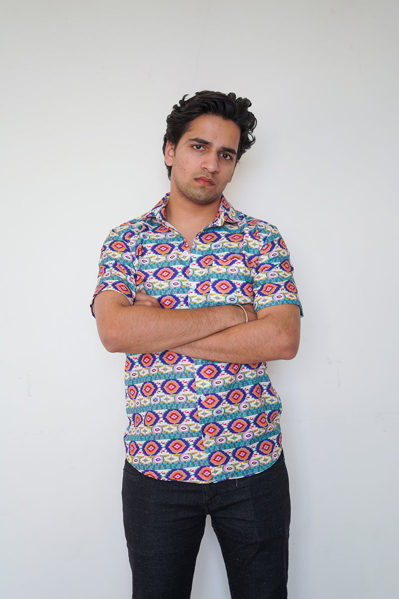 Abstract Couple shirt