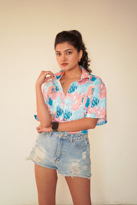 Calm leave Couple shirt