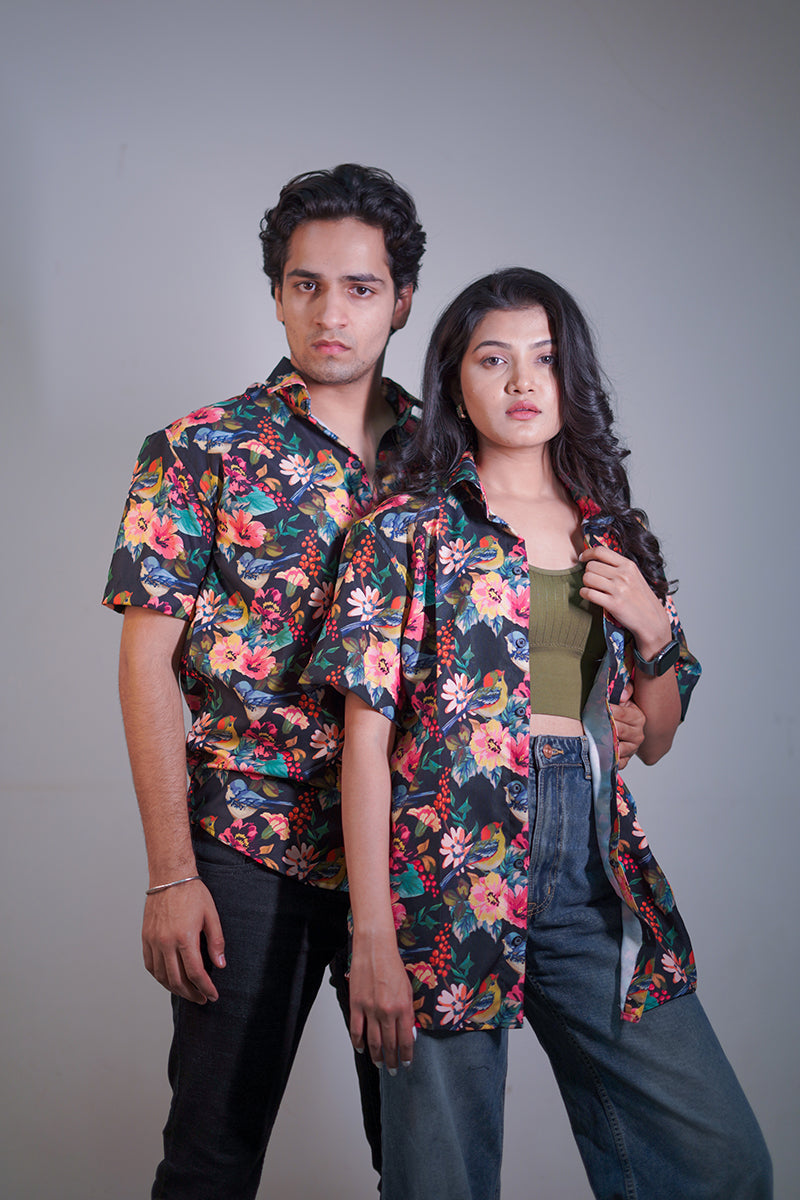Dark Tropical Couple shirt