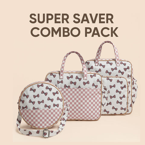 Classy Bow Print Super Saver Combo