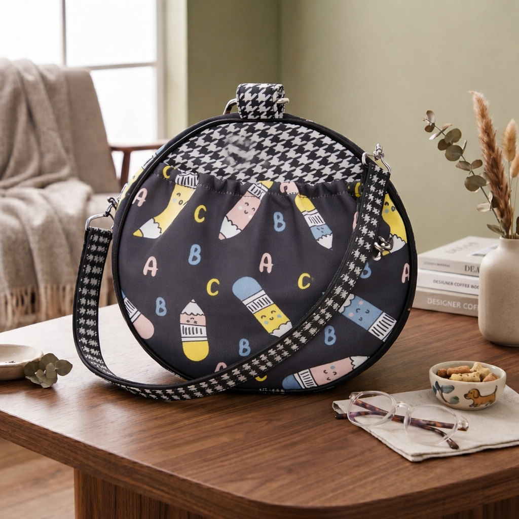 ABC DOODLE PRINT DUFFEL BAG