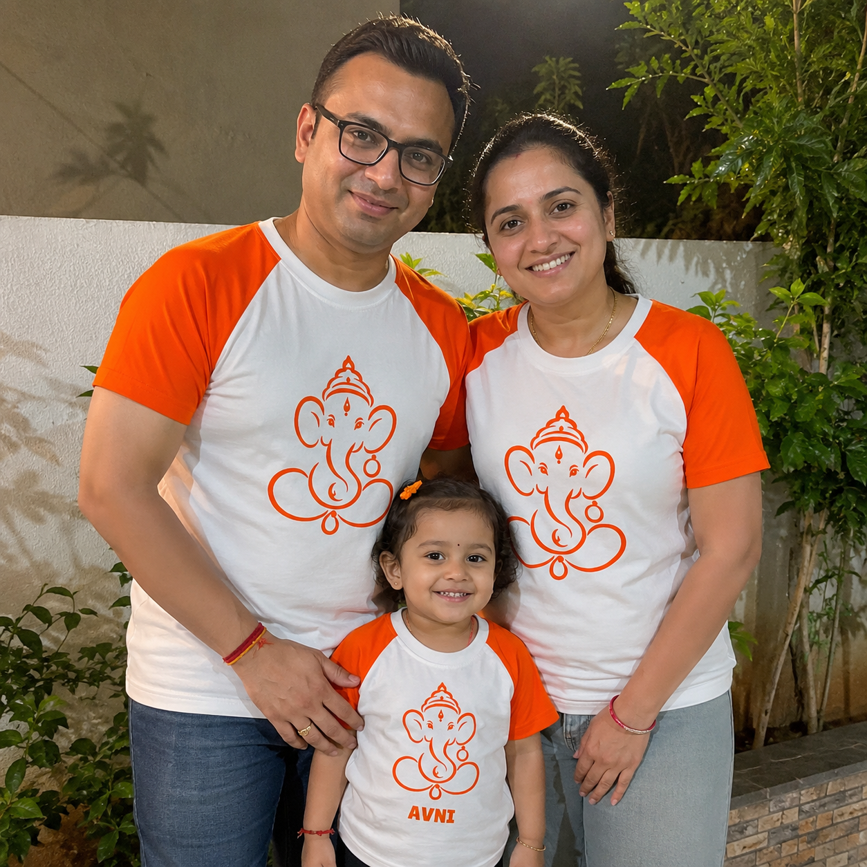 Family Bappa Trio Tee Set