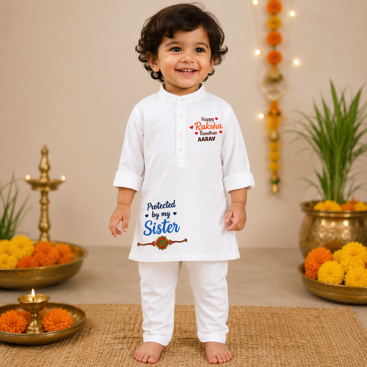 Protected by my sister Customized Kurta