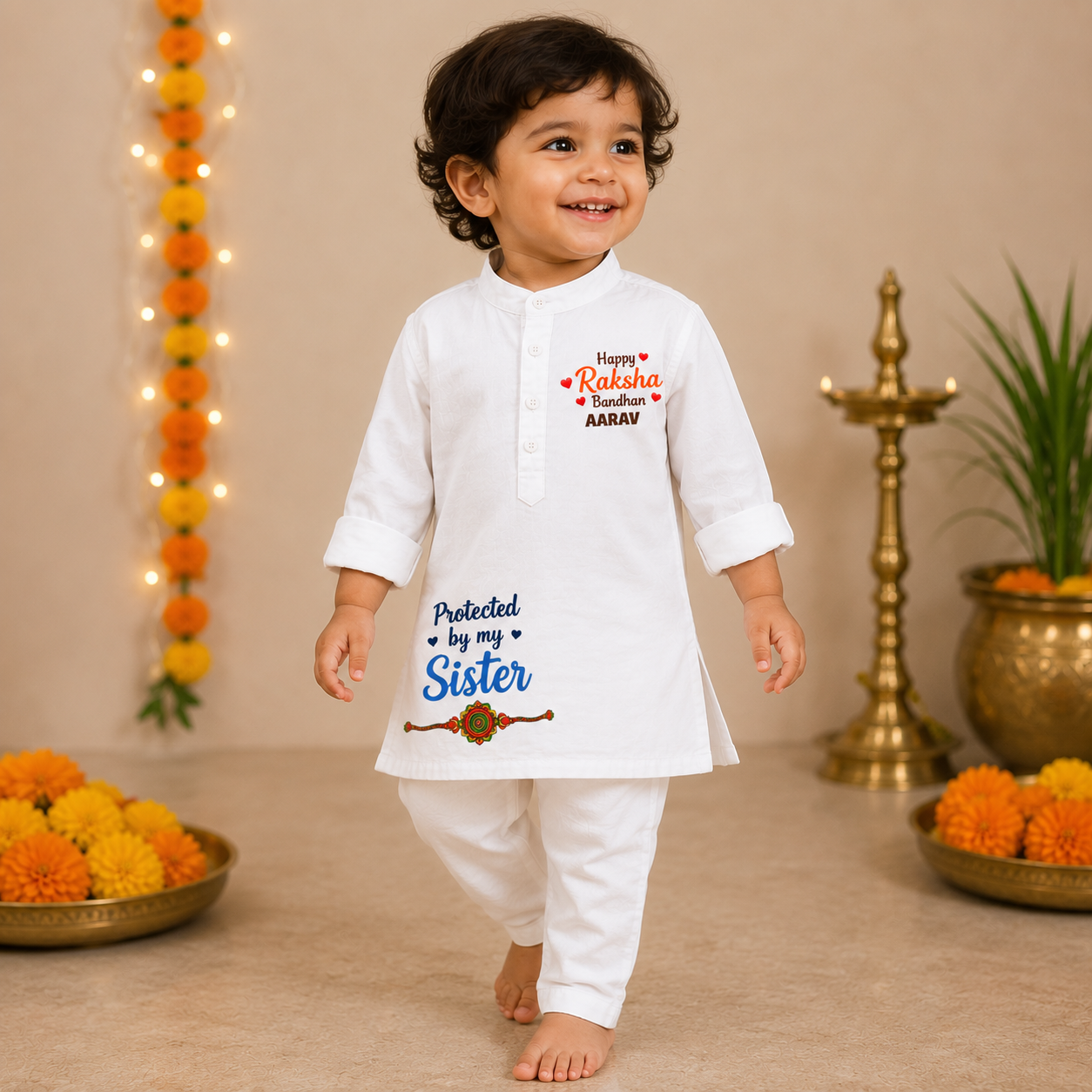 Protected by my sister Customized Kurta
