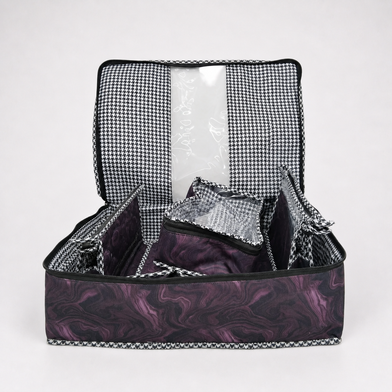 PLUM MARBLE PRINT BRIDAL ESSENTIAL PACK