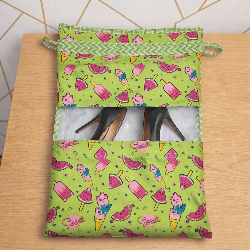 Tropical Bliss Print Heels & Sandals Cover