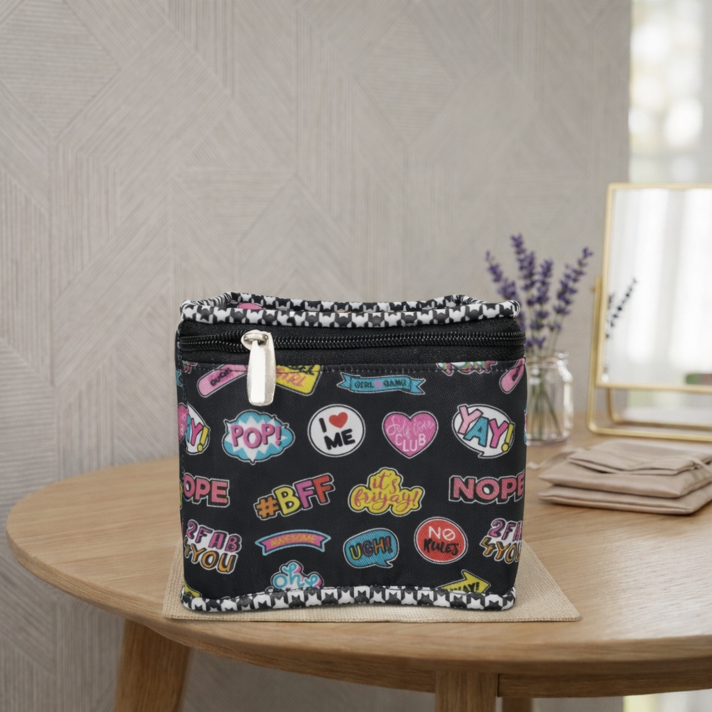 VIBE PATCH PRINT EARRING ORGANIZER