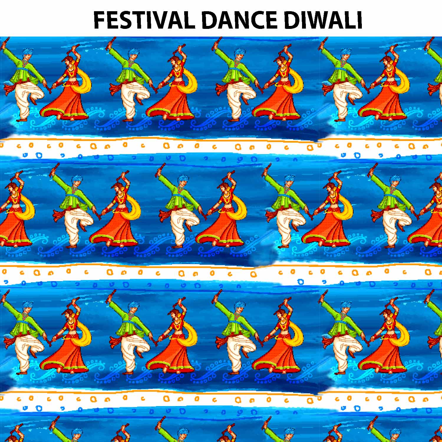 FESTIVE PRINT KIDS DUFFEL BAG CUSTOMISER