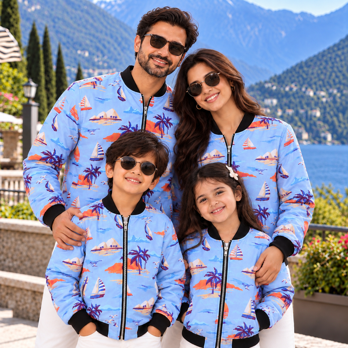 Beach Vibes Family Bomber Jackets