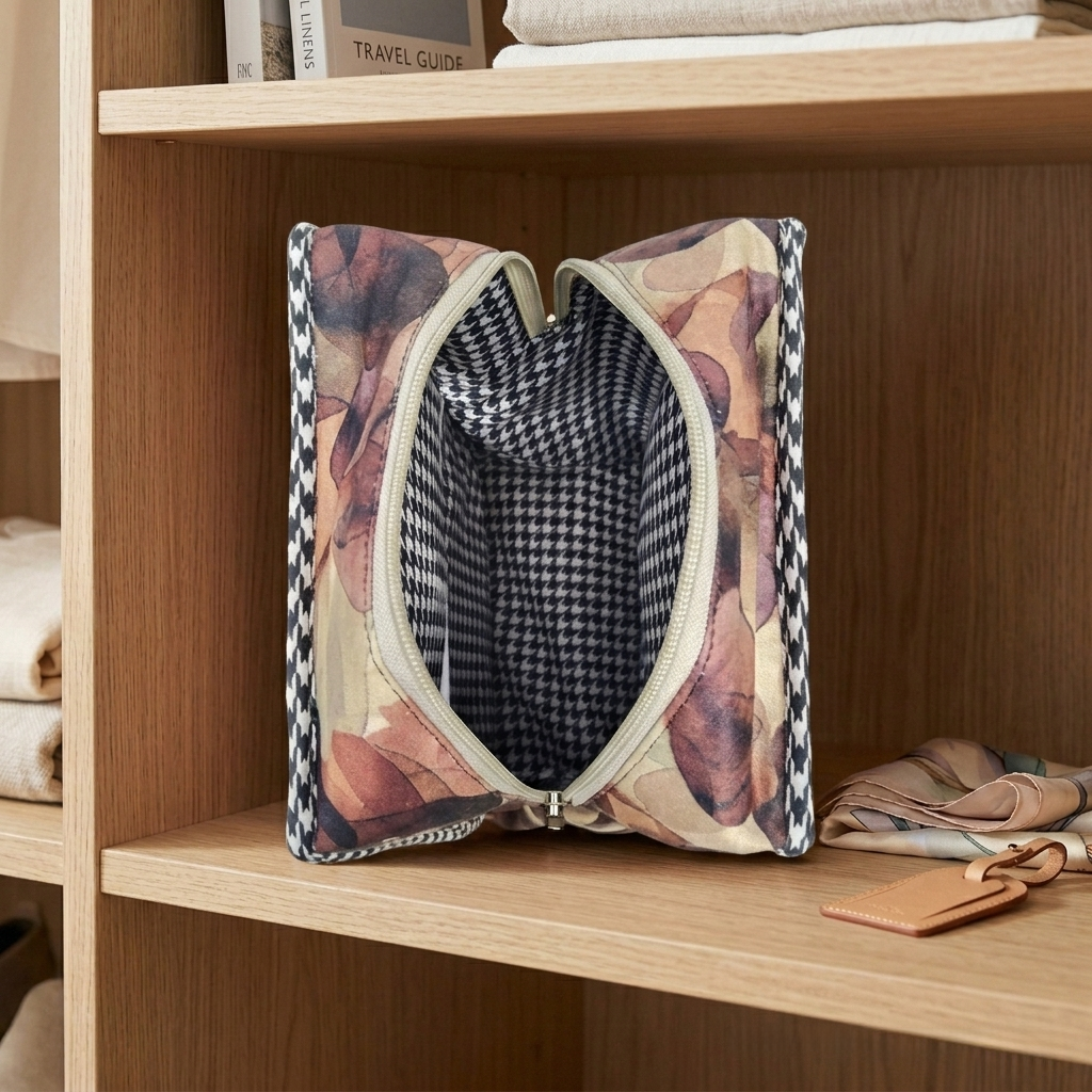 AUTUMN VEIL PRINT GRAND SHOE ZIP BOX