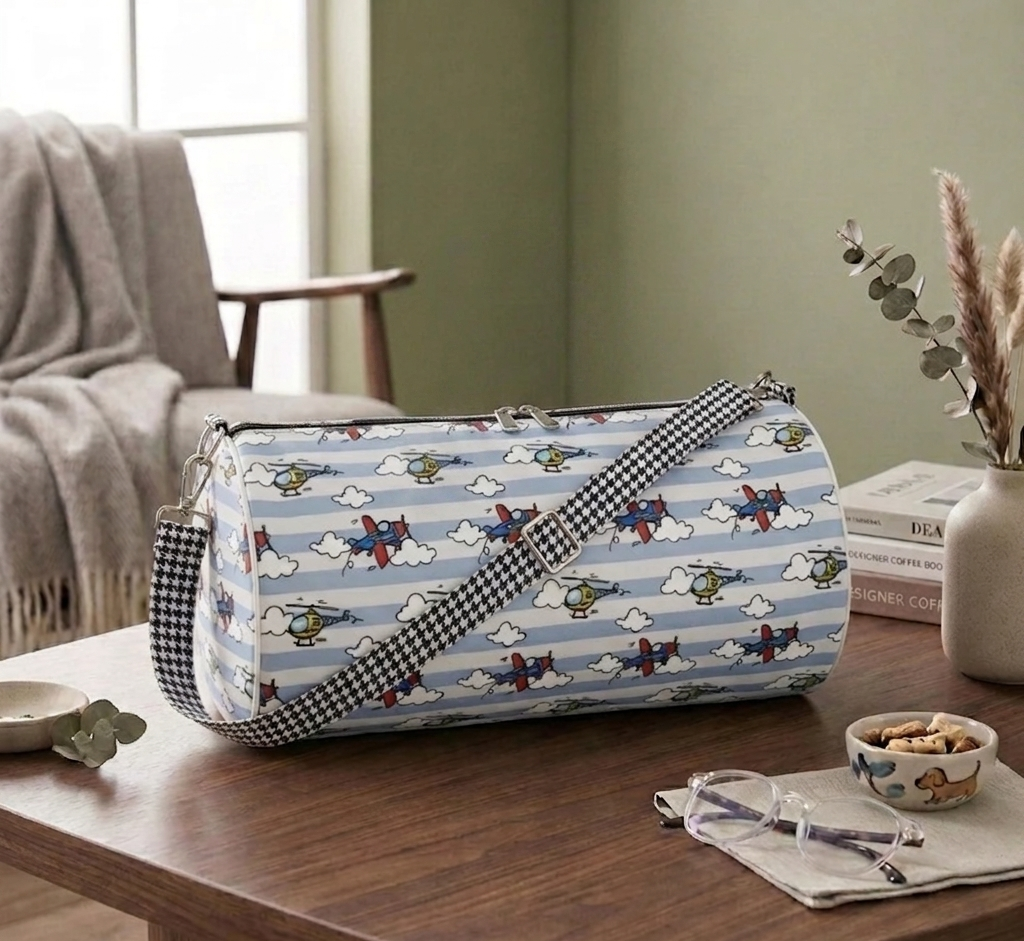 CLOUD CRUISERS PRINT DUFFEL BAG
