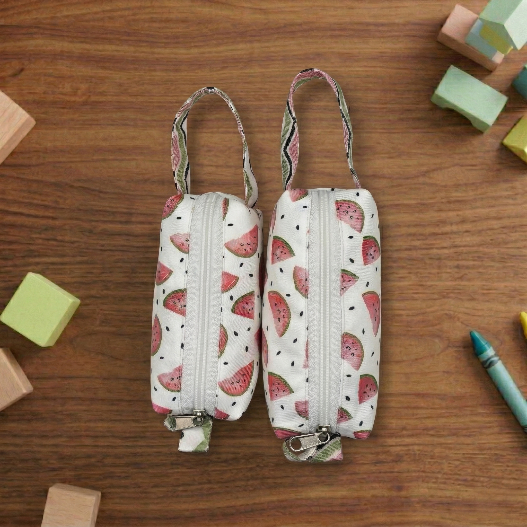 WATERMELON DREAM Print Small Duo Pouch Set