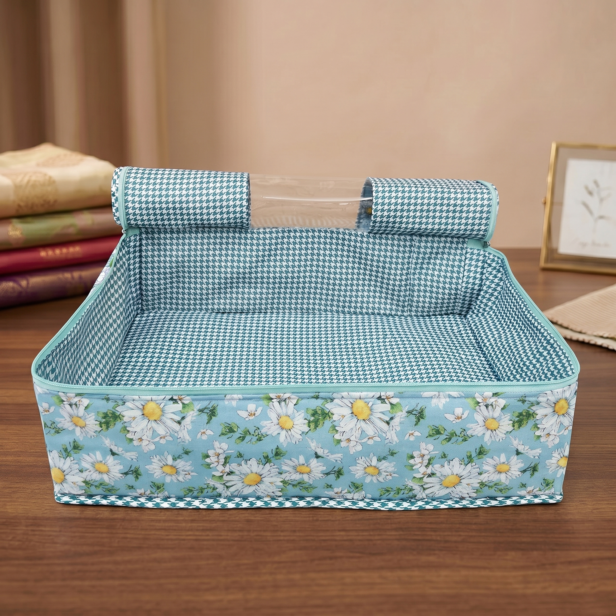 MORNING BLOOM PRINT GRAND SAREE ORGANIZER