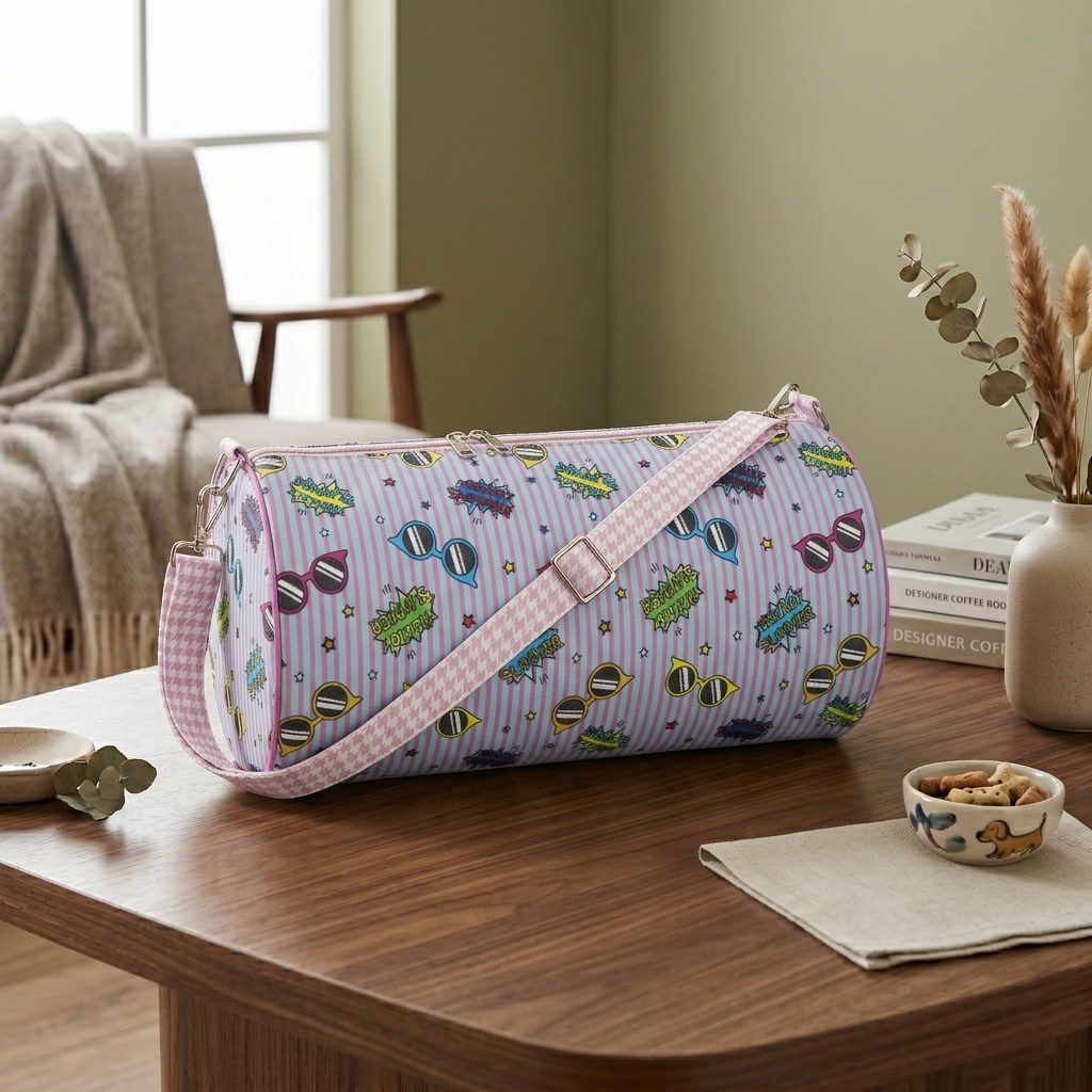 POP SUNGLASS PARTY PRINT DUFFEL BAG