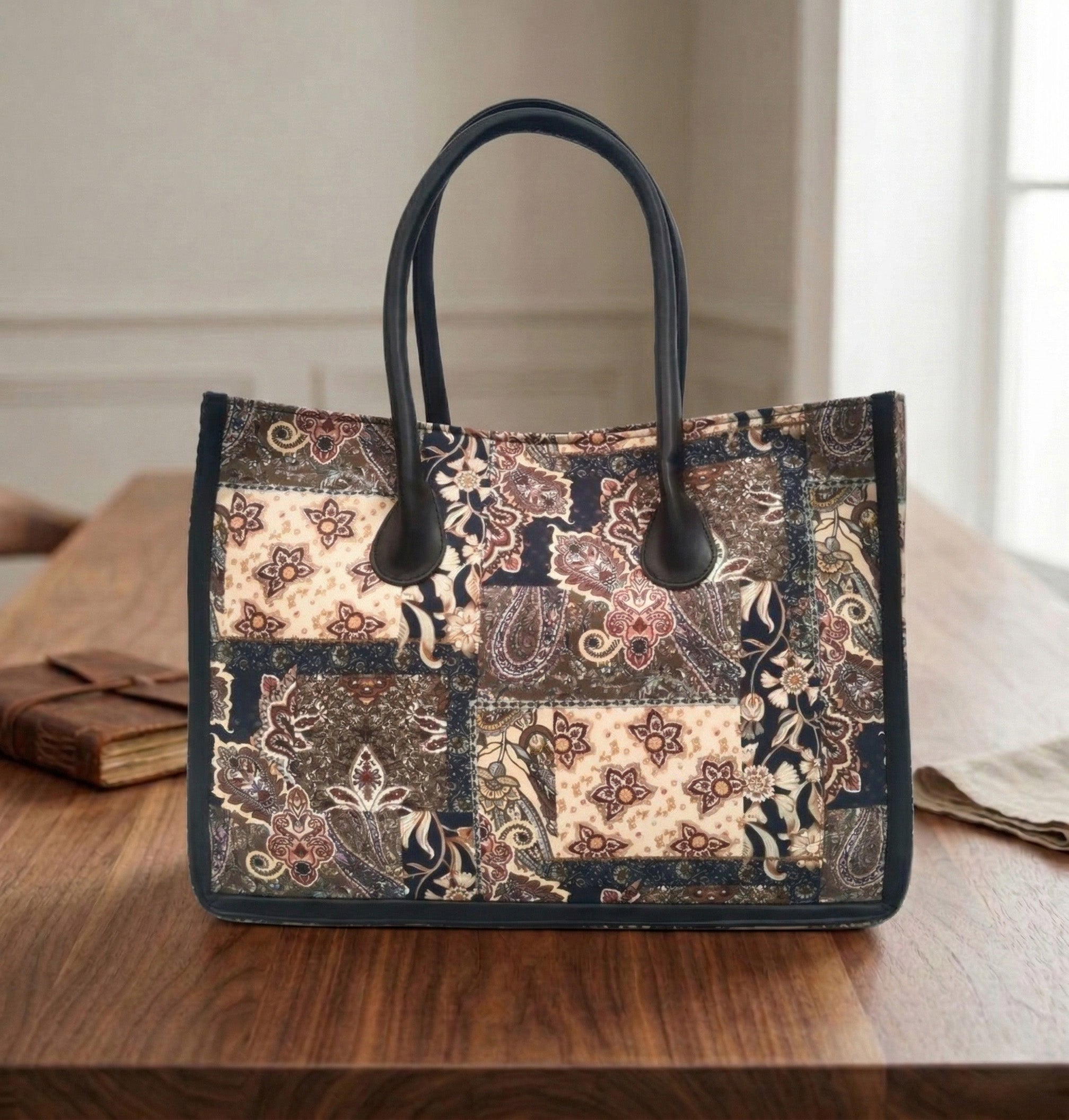 RUSTIC BLOOM LEATHER BAG