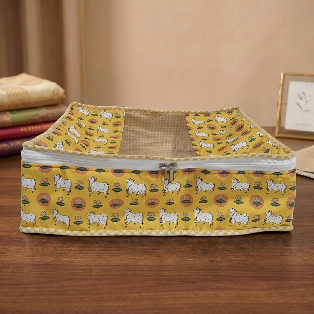 PICHWAI PASTURES Print Grand Saree Organizer