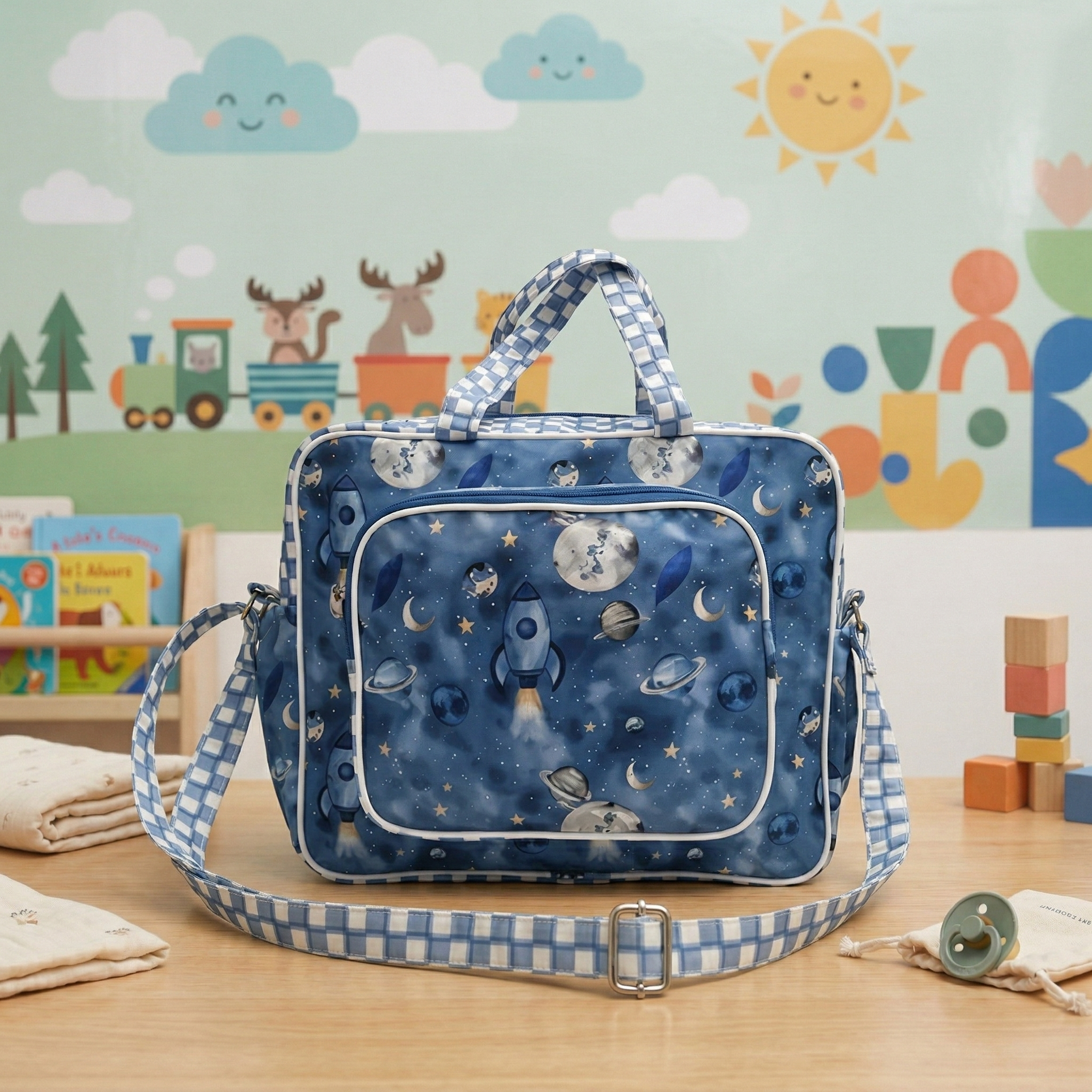 GALAXY WONDERS PRINT Baby Diaper Bag