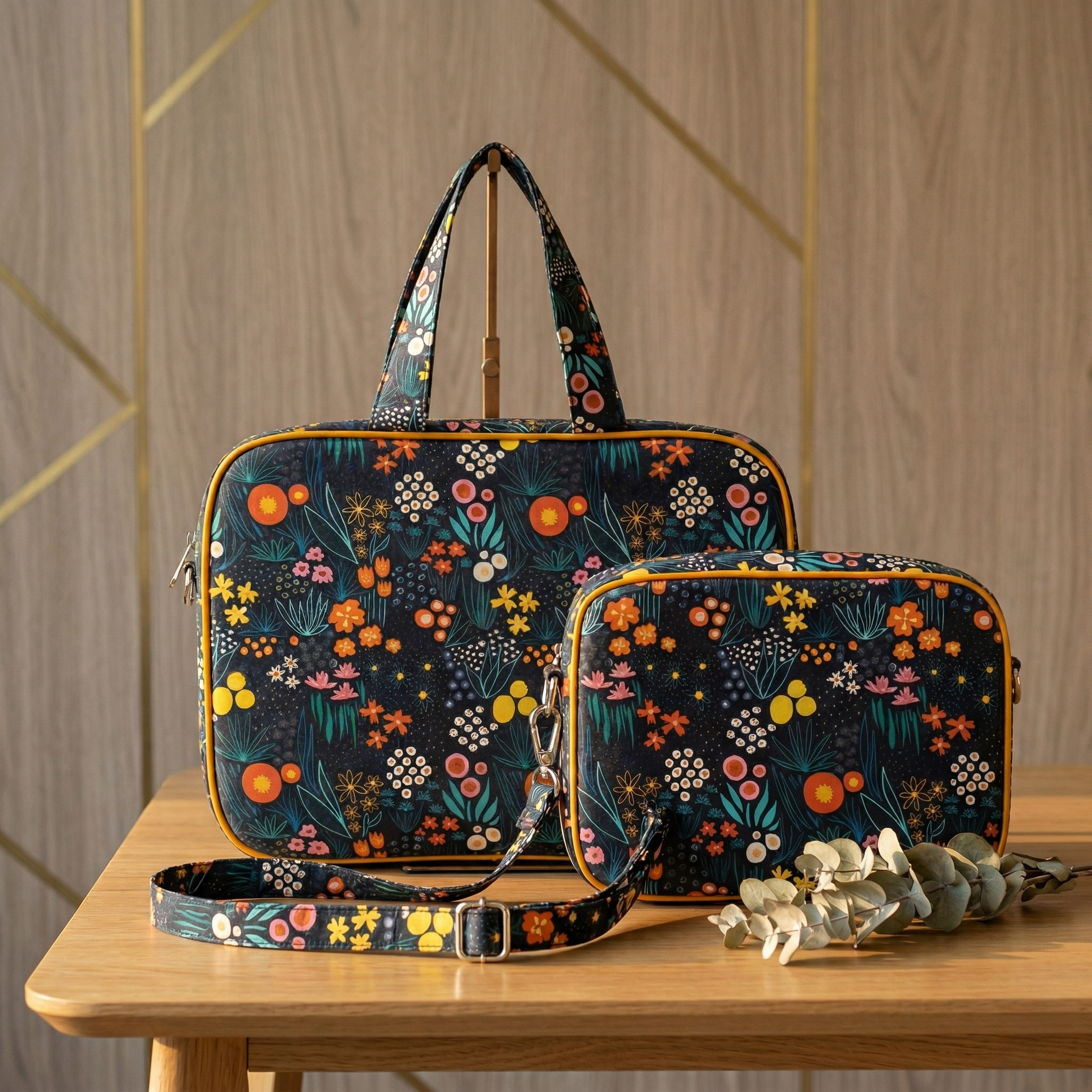 FLORA FIESTA PRINT TRAVEL BAG